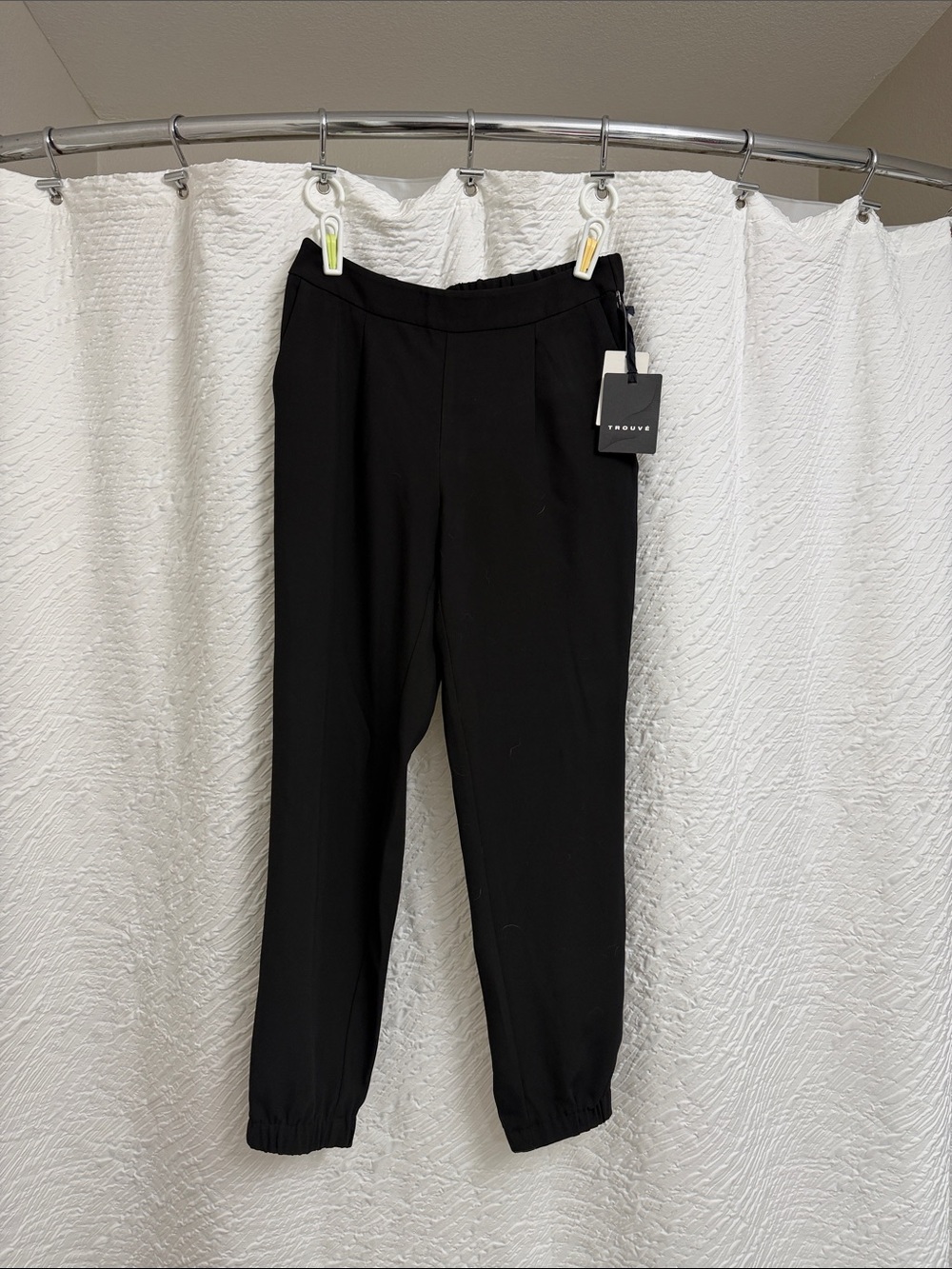 Trouve Black Tapered Jogger Trousers